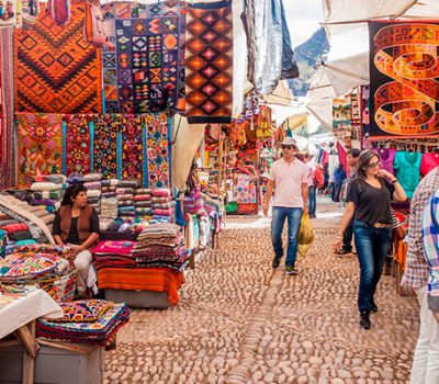 El mercado artesanal de Pisac